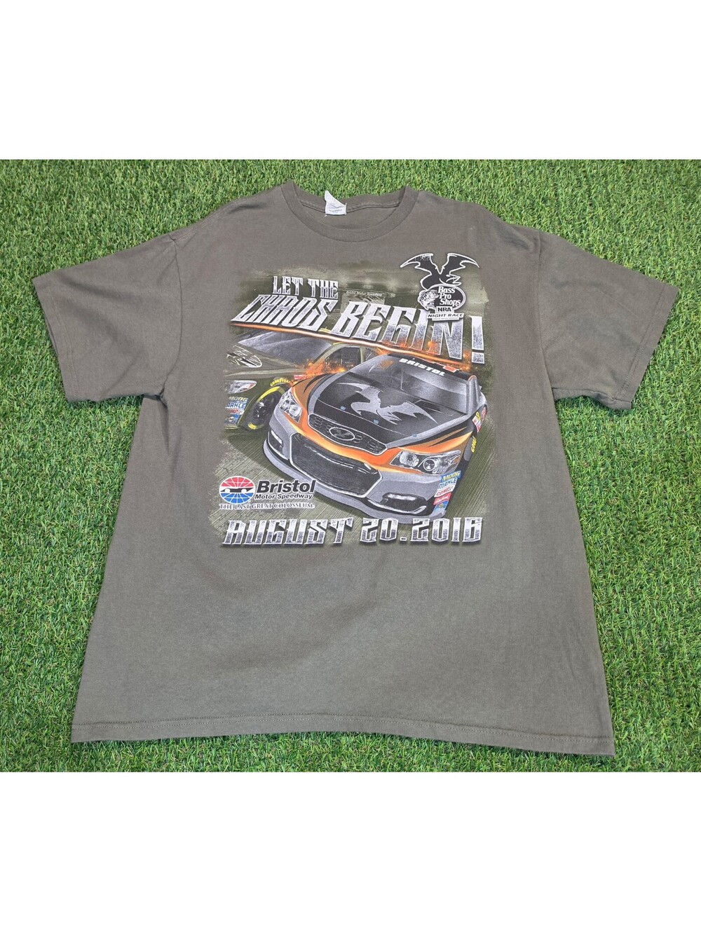 Vintage 2016 Bristol Motor Speedway NASCAR Race T-Shirt XL